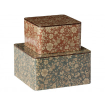 Maileg Set of 2 COOKIE BOXES Blossom