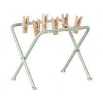 Maileg metal DRYING RACK with pegs