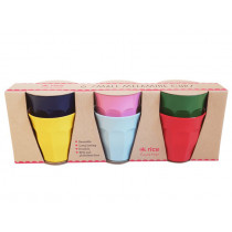 RICE 6 Small Melamine Cups FAVOURITES