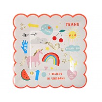 Meri Meri Rainbow & Unicorn Small Plates
