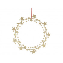 Meri Meri Christmas Wreath STARS gold