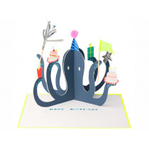 Meri Meri 3D Birthday Card OCTOPUS