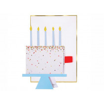 Meri Meri 3D Birthday Card SLICE OF CAKE