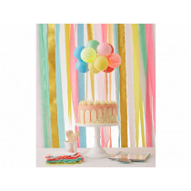 Meri Meri Cake Topper Kit CONFETTI BALLOONS Rainbow