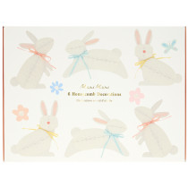 Meri Meri 6 Honeycomb BUNNY Decorations