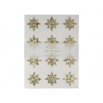 Meri Meri 96 Eco-Glitter Stickers STARS gold