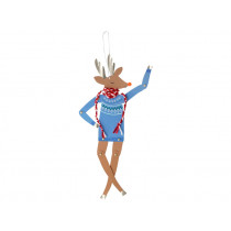 Meri Meri Christmas Card & Decoration DANCING REINDEER