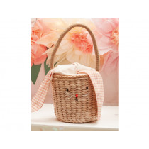 Meri Meri Woven Straw Bag BUNNY