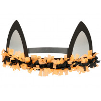 Meri Meri 8 VINTAGE HALLOWEEN Headbands CAT EARS