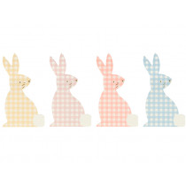 Meri Meri 16 Napkins BUNNY Gingham