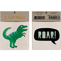 Meri Meri Tattoos DINOSAUR ROAR