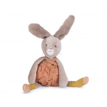 Moulin Roty Soft Toy Rabbit TROIS LAPINS red