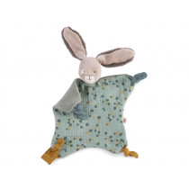 Moulin Roty Snuggle Cloth Bunny TROIS LAPINS green