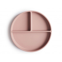Mushie SILICONE SUCTION PLATE blush