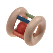 nic Wooden Rattle ROLL (Bio)