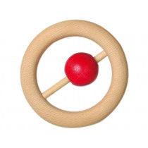 nic Large Wooden Disc RED BALL