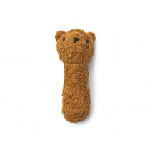 LIEWOOD Pil Rattle BEAR golden caramel