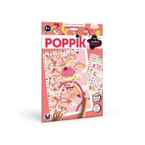 Poppik Creative Sticker Poster UNICORNS (5-10Y)