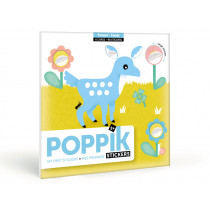 Poppik STICKER CARDS Forest Animals (2-4Y)