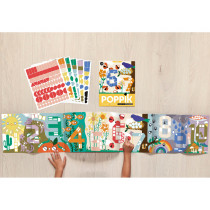 Poppik Panorama STICKER POSTER Numbers (3-8Y)
