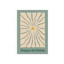 Rex London Birthday Greeting Card FLOWER POWER