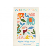Rex London Paper Table Cover WILD WONDERS