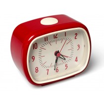 Retro clock in red