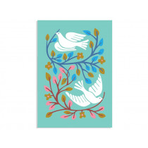 Rex London Greeting Card for Birthday DOVES