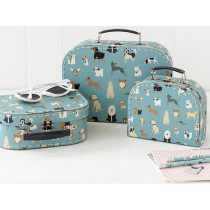Rex London Mini Suitcase Set BEST IN SHOW Dogs