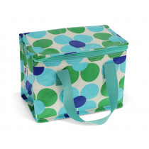 Rex London Small Insulated Lunch Bag DAISIES blue & green