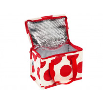 Rex London Small Insolated Lunch Bag DOTS Red & Cream