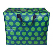 Rex London Jumbo Storage Bag SPOTLIGHT Green & Navy Blue