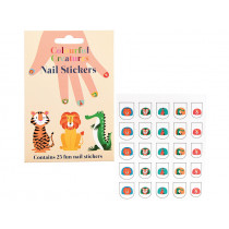 Rex London Nail Stickers COLOURFUL CREATURES