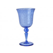 RICE Acrylic Wine Glass BUBBLES blue (360ml)