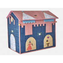 RICE Toy Basket HOUSES Castle L