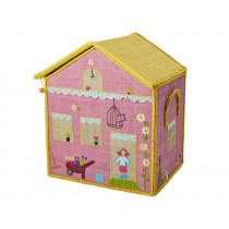 RICE Toy Basket HOUSES M