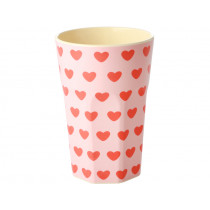 RICE Tall Melamine Cup SWEET HEARTS
