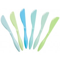 RICE butter knives blue and green colours