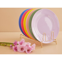 RICE 6 Melamine Dinner Plates FLOWER ME HAPPY Colors 2023