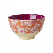 RICE Small Melamine Bowl FADED HIBISCUS