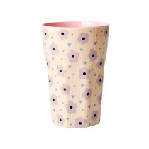 RICE Tall Melamine Cup FLOWERS