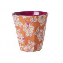 RICE Melamine Cup FADED HIBISCUS