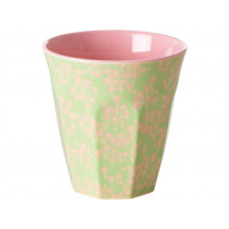 RICE Melamine Cup YIPPIE YIPPIE YEAH Pink Flower Field
