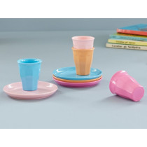 RICE Mini Plate & Cup Melamine Tableware Set 