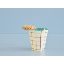 RICE Melamine Cup CHECKED colors