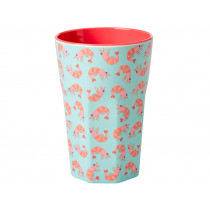RICE Tall Melamine Cup YIPPIE YIPPIE YEAH Shrimp