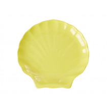 RICE Medium Plate Shell YIPPIE YIPPIE YEAH Pastel Yellow