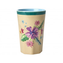 RICE Tall Melamine Cup ARDA BLOOM