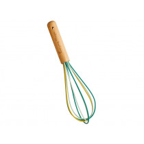 RICE Small Silicone Whisk DANCE IT OUT Mint & Yellow