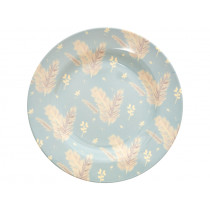 RICE melamine side plate FEATHERS